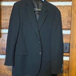 Classic Black Men's Suit Coat.